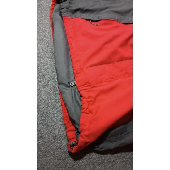 North Face HyVent Jacket Mens Sz Large Red Coat Full Zip Winter Ski Snow Hiking* - Picture 13 of 16